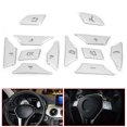 thumbnail image 3 of Steering Wheel Button Trim Steering Wheel Button Cover Car Button Decoration Interior Trim 12pcs/Set Car Steering Wheel Button Patch Protection Trim Fit For  W204 W212 W117, 3 of 8