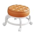 thumbnail image 3 of Paburas de rodillos giratorios de 360 ​​ degree Reladores giratorios universales de bajo ruido fácil para mover el asiento del heces de cambio de calzado naranja, 3 of 8