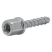 Screw-It-Again Plastic Wood Anchor – #2 To #16 Thread Size, 2-Inch Length | Repair Stripped Screw Holes In Wood (4-Pack)
