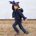 thumbnail image 5 of Aero-Storm: Air Powered Airplane - Blue - Acrobatic Flight, Stunt Performing Outdoor Flying Toy, Micro Air Engine, No Batteries Required, Kids Ages 6+, 5 of 7