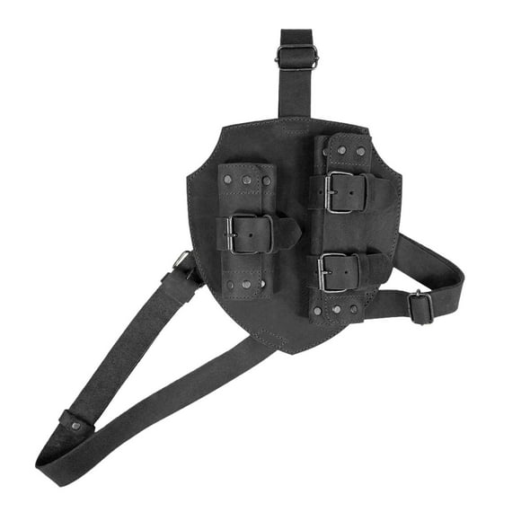 Rongfmy Shoulder Frog Back Sheath Holder Back Strap for Pirate Black