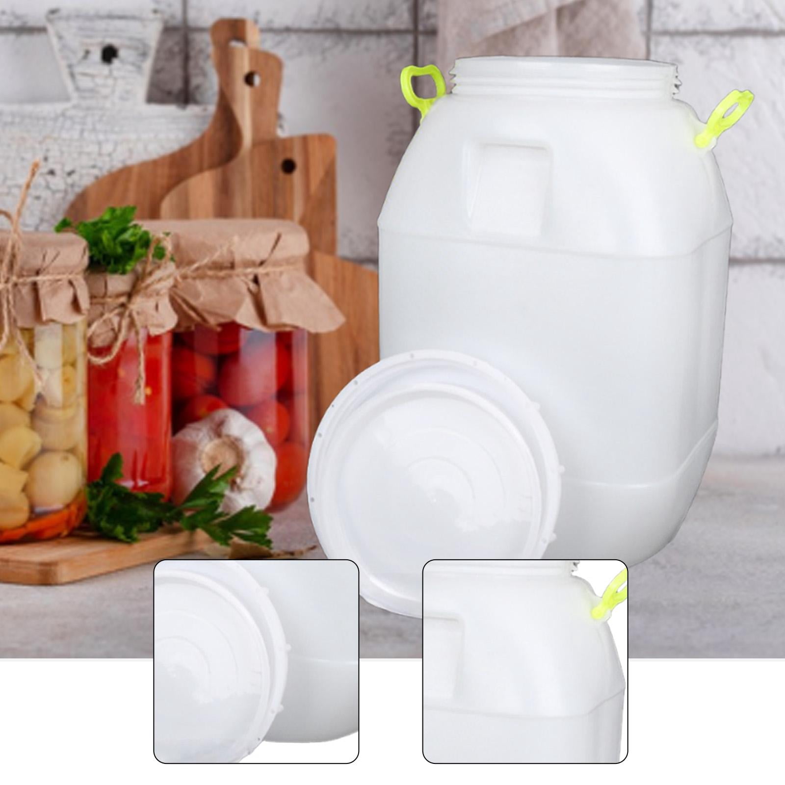 Dualoai Water Barrel Sturdy Lightweight Versatile Food Grade for Pickle Honey Enzyme 50L Tall