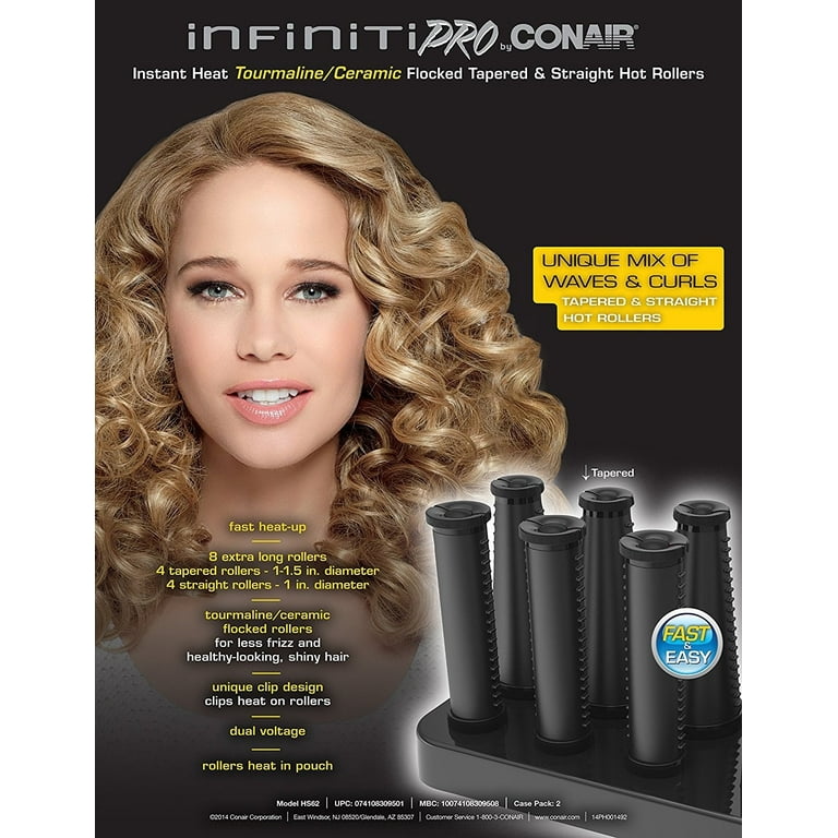 Infiniti Pro by Conair Instant Heat Tourmaline Ceramic Flocked