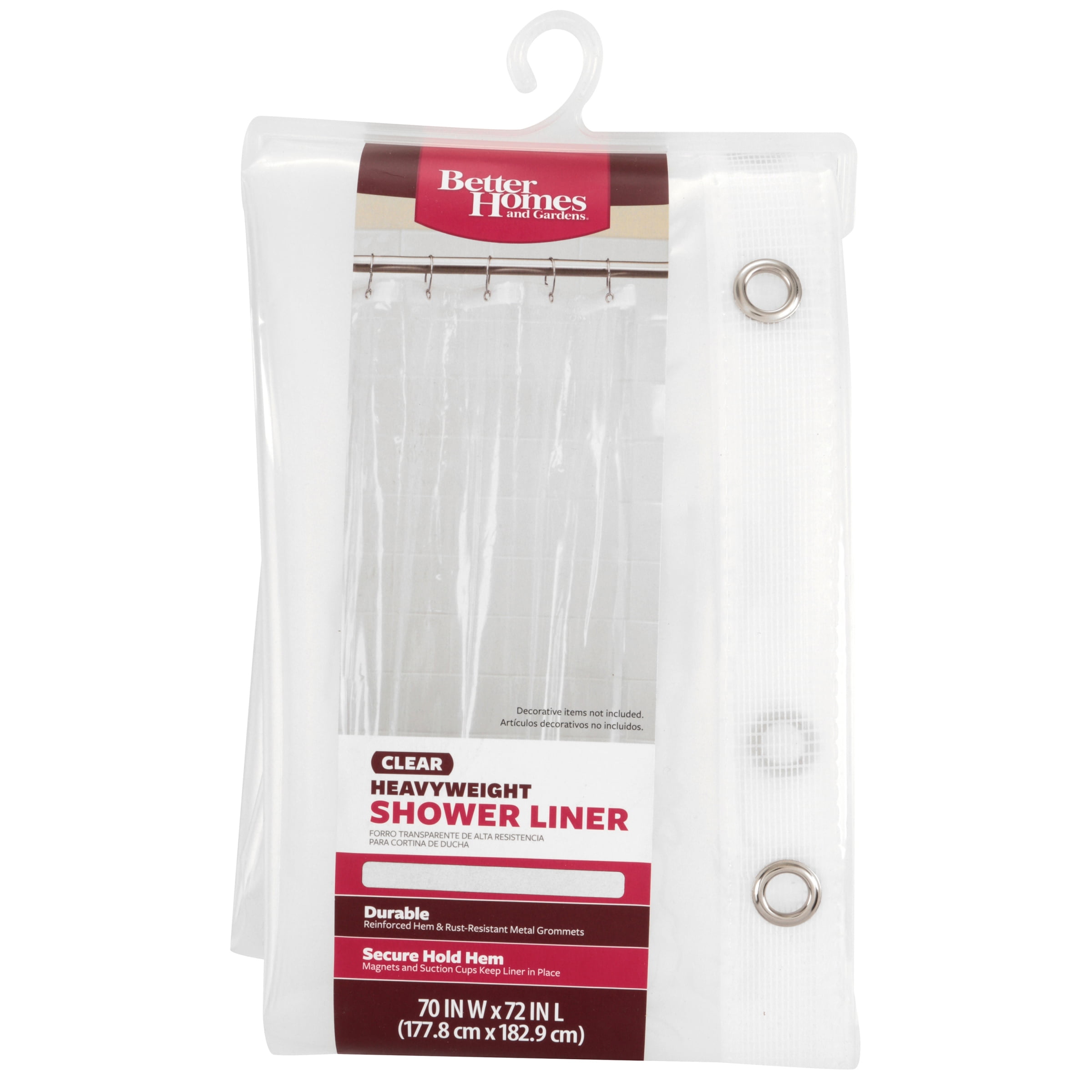 Better Homes Gardens Heavy Weight Peva Shower Liner Collection