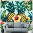 thumbnail image 4 of Leisuo Tropical Pineapple Decorative Pineapple Flower Pillowcase Wall Decoration Painting, 4 of 6