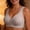 Gray, variant on Push Up Womens Everyday Wireless Bras Red Front Closure Supportive Bra,46