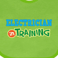 thumbnail image 4 of Inktastic Electrician in Training Boys or Girls Baby Bib, 4 of 4