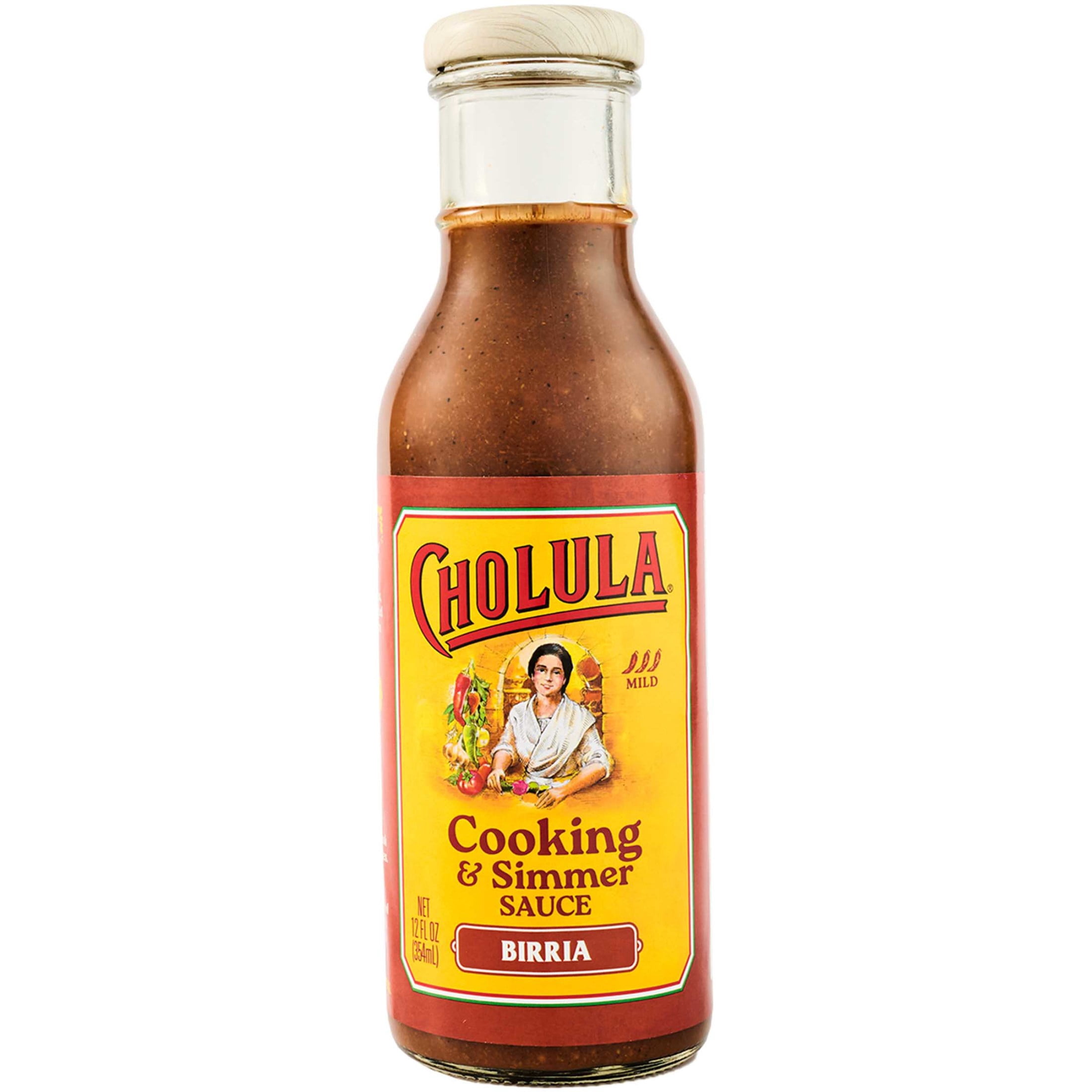 (2 pack) Cholula Birria Cooking & Simmer Sauce, 12.0 fl oz Bottle