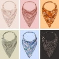 thumbnail image 4 of 6 Pcs Floral Bandanas for Women Girl Boho Daisy Hair Scarf Headband Kerchief, 4 of 6