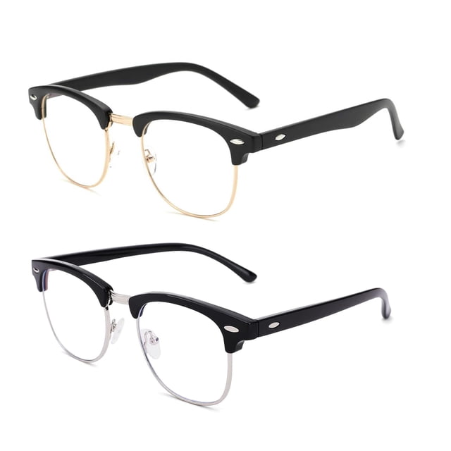 Gafas Pro Acme que bloquean la luz azul, semisin montura, paquete de 2