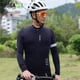 thumbnail image 2 of WOSAWE - Maillot de ciclismo para hombre, manga larga, cómodo, protector solar, para bicicleta de montaña y carretera, primavera y otoño, talla asiática, 2 of 5