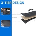 thumbnail image 2 of DEXTRUS 5-Drawer Fabric Dresser with Easy-Pull Handles, Wooden Top & Steel Frame, Black, for Adults, 2 of 6