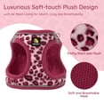 thumbnail image 6 of BELLA & PAL Puppy Harness and Leash Set,Reflective Adjustable Dog Harness for Small Dogs No Pull,Step in Soft Mesh Harness for Small and Medium Dogs,Pink Leopard,S, 6 of 6