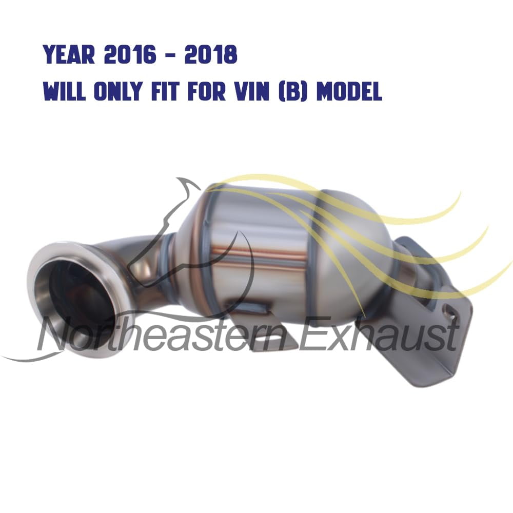 Northeastern Exhaust Rear & Front Catalytic Front Flex Pipe Fits 2013-2018 Buick Encore 1.4L - Direct Fit EPA-Approved | Stainless Steel Exhaust System Kit