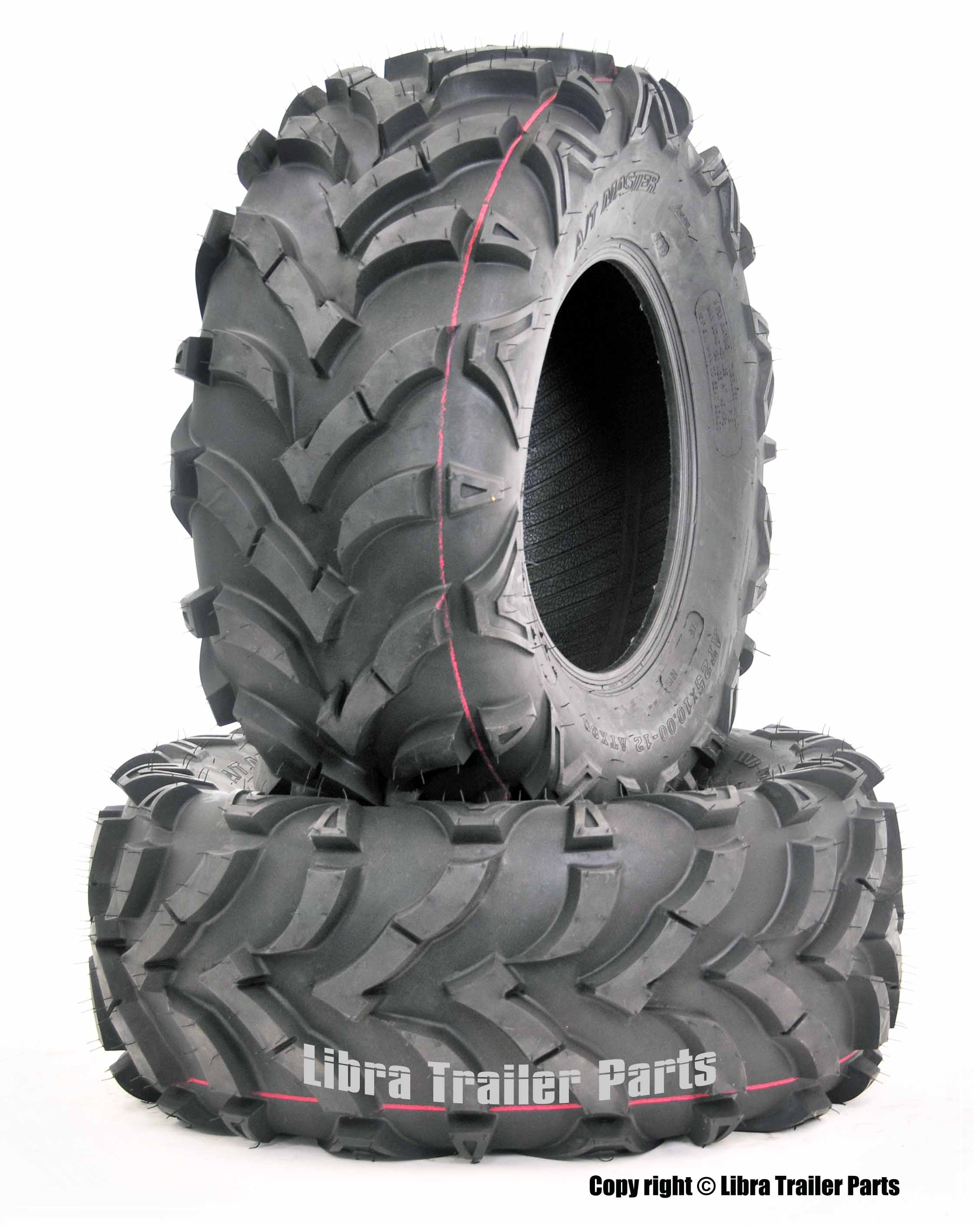 2 New ATV/UTV Tires 25x1210 25x12x10 251210 /6PR P341 10161