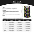 thumbnail image 6 of Lsque Mardi Gras Shiny Green Purple Printed Workout Tank Tops for Women, Athletic Sports Tank Tops, Compression Sleeveless Dry Fit Shirts,Sleeveless Yoga Shirt-X-Large, 6 of 9