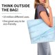 thumbnail image 2 of Balery Blue Marble Bolsa Tote Estilo Estético con Cremalleras, Bolsa de Hombro, Bolsa de Compras Grande y Plegable, 2 of 8