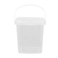 thumbnail image 2 of Multipurpose PP Ice Bucket with Lid, Reusable Container for Ice, Drinks, and Food Storage, Portable Handled Pail for Kitchen, Bar, and Parties - Clear, 2 of 9