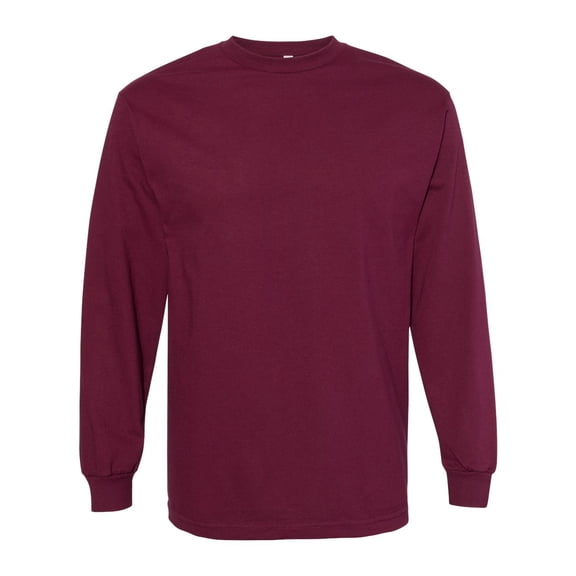 ALSTYLE Classic Long Sleeve T-Shirt 1304 Burgundy S
