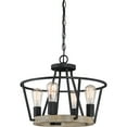 thumbnail image 5 of Quoizel Brockton 4-Light 18" Ceiling Light in Grey Ash, 5 of 6