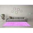 thumbnail image 3 of Ahgly Company Indoor Square Abstract Purple Modern Area Rugs, 6' Square, 3 of 4