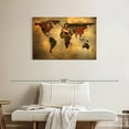 thumbnail image 2 of Elephant Stock Flags Of The World Map Wall Art - Horizontal Canvas Wall Art - Living Room Wall Decor - Map Canvas - Brown And Yellow Decor - 36" x 24", 2 of 8