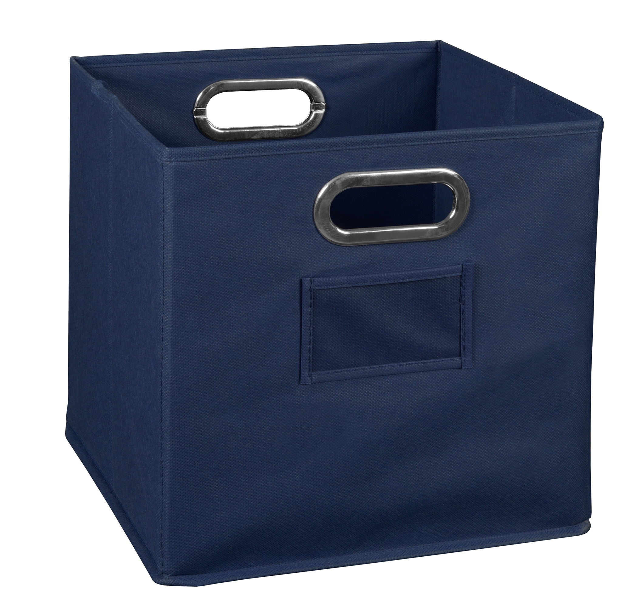 Collapsible Home Storage Foldable Fabric Storage Bin Blue