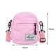 thumbnail image 4 of 3 PCS Casual Bolso Bandolera Mujer Bolso Lona Bolso para Monedero 77705 (Rosa) Rosa, 4 of 9