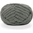 thumbnail image 1 of Nvzi 1 ovillo de hilo de chenilla grueso para tejer, ideal para mantas tejidas a mano, hilo extrasuave para mantas grandes, color gris oscuro., 1 of 5