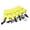 Yellow, variant on Suodoka 6PCS Kayak Container Bottle ABS Waterproof Portable Sealed Dry Canister Hook Rope Boating Accessories, 10.2 inches / 26 cm, Blue