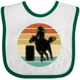 thumbnail image 3 of Inktastic Rodeo Barrel Racing Cowgirl Girls Baby Bib, 3 of 4