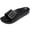 Black, variant on Men Slippers Slip On Arch Support Slides Thick Athletic Slides Lightweight Comfort Cloud Indoor Outdoor Open Toe Men's Shoes