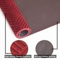 thumbnail image 2 of Fas Home Runner Rugs 4FTX16FT Indoor Outdoor Hallway Runner with Rubber Backing Non-Slip Carpet Washable Area Rugs Custom Sizes for Entryway Kitchen Laundry Room Balcony Patio Red, 2 of 7