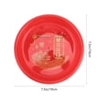 thumbnail image 4 of 10 piezas de bandeja de plástico roja para alimentos, plato para dulces, recipientes para almacenar dulces, platos para refrigerios, recipiente para almacenar dulces con chips, 4 of 6