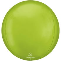 16 inch Anagram Vibrant Green Orbz Foil Mylar Balloon - Party Supplies Decorations