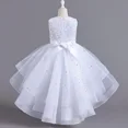 thumbnail image 4 of Vestidos de princesa para niños y mujeres, superventas internacional, vestido de cola hinchada con flores europeas y americanas para conciertos, 4 of 5