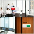 thumbnail image 3 of FOMIYES Acrylic Office Door Sign for Meeting Rooms with Multi Color Display Improving Room Management Efficiency, 3 of 8