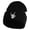 Black, variant on Skeleton Rock Logo Embroidered 12" Long Knitted Beanie - Navy OSFM