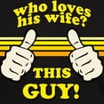thumbnail image 3 of CafePress - This Guy Loves His Wife! T Shirt - Men's Classic Graphic Cotton T-Shirt, 3 of 4