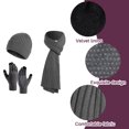 thumbnail image 3 of Gorros de invierno Apuakthei, bufandas para hombres con guantes de pantalla, bufandas cálidas para hombres y gorro, conjunto de guantes térmicos, 3 of 5