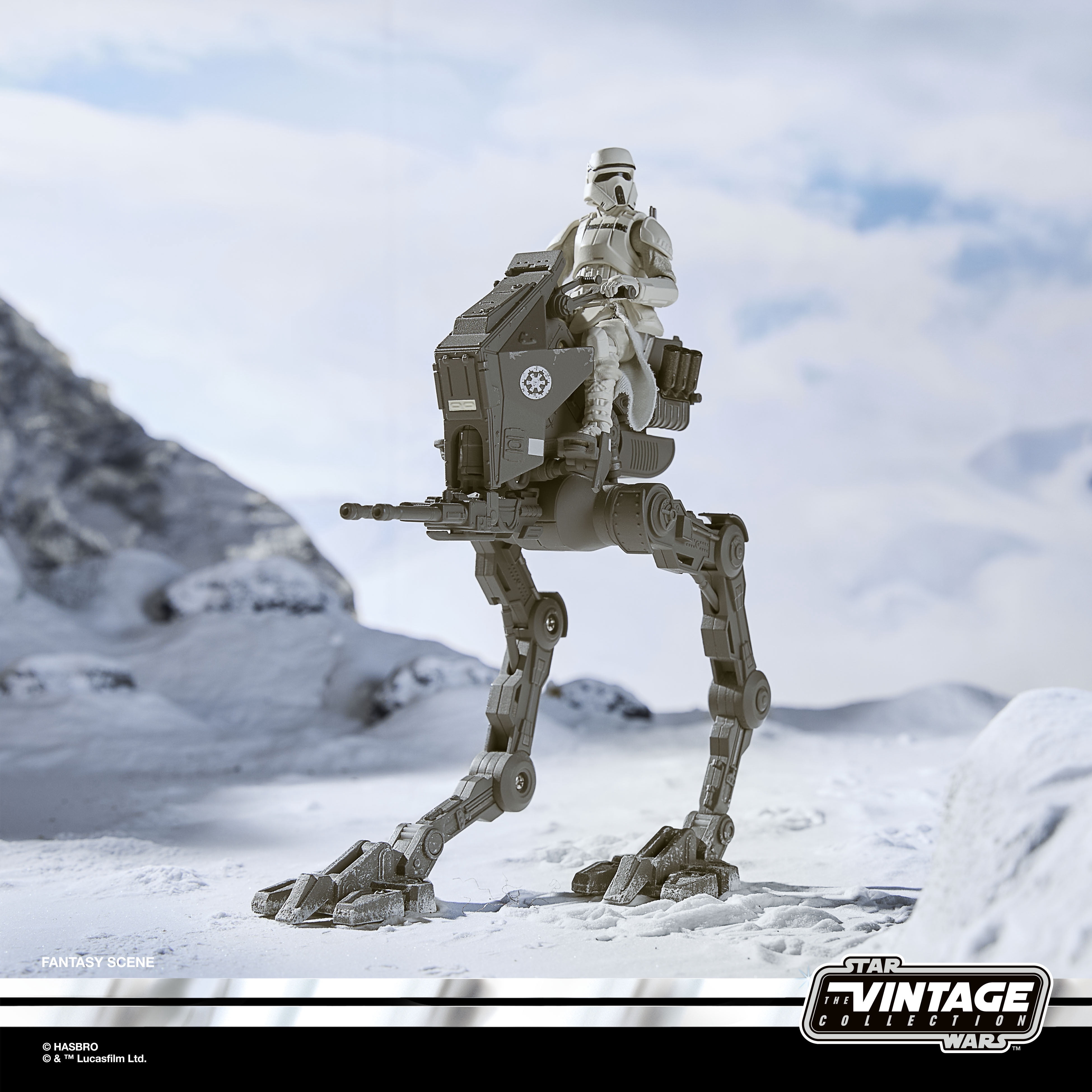 Star Wars: The Mandalorian & Grogu - Vintage Collection - Imperial Remnant AT-RT Vehicle with Action Figure