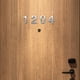 thumbnail image 2 of VOSAREA 10 números estereoscópicos para buzón (0-9) para dirección de puerta, ideales para casas, hoteles, oficinas y KTV., 2 of 8