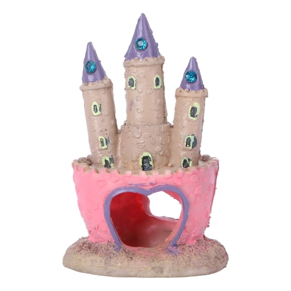 ACDANC Aquarium Castle Fish Tank Decoration Hidden Cave Cartoon Model