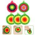 thumbnail image 3 of 5Pcs Dish Towels Assorted Color Polyester Kitchen Cleaning Towel, 3 of 9
