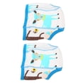 thumbnail image 3 of Pantalones de entrenamiento de algodón para bebé, ropa interior lavable con bonito patrón de ciervo de dibujos animados, ropa interior de entrenamiento para orinal, 2 uds., 3 of 8