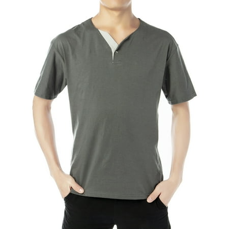 Light Blue Jersey LELINTA Men's Ultra-Light Long Sleeve T-shirt Men's Short Sleeve Performance Sport Tee Five Color Jersey Henley Black/ Red/ Light Grey/ Blue/ White Color ()