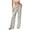 Coffee, variant on Tqcoqu Women's Striped Palazzo Pants,Wide Leg Lounge Pant,Casual Baggy Elastic Waist Straight Drawstring Trousers