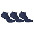 thumbnail image 1 of FILA Zapatillas Invisibles calcetines unisex, 3 pares - calcetines cortos, logo cintura, uni, 35-46 Azul Marino 47-50 (12,5-15 UK), 1 of 1