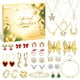 thumbnail image 1 of Calendario De Adviento 2024 Conjunto De Joyas Calendario De Cuenta Regresiva De 24 Días Para Mujeres Adultas Pulsera De Moda Navideña Collar Anillos Pendiente Regalo Sorpresa De Navidad Para Esposa Hi, 1 of 5