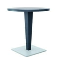 thumbnail image 1 of Siesta ISP882-DG 27.5 in. Riva Werzalit Top Round Dining Table, Dark Gray, 1 of 1